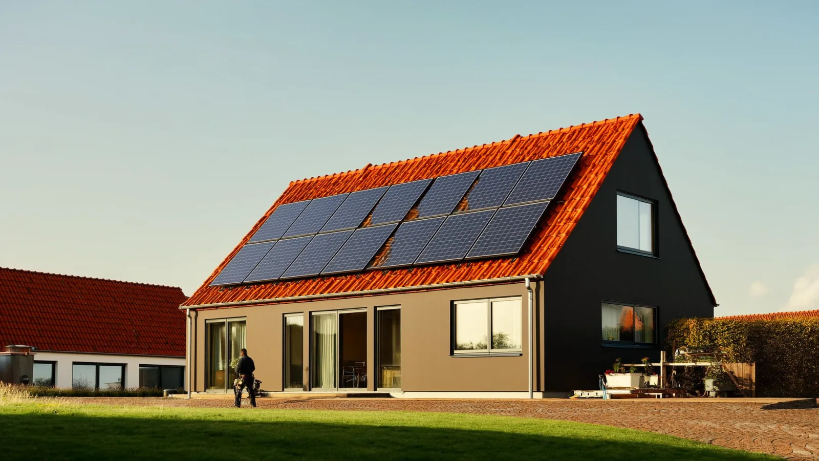 Zonnepanelen twee onder een kap saldering 2027